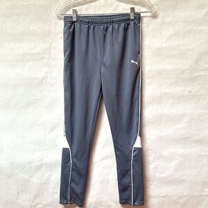 Puma Athletic Activewear Gray White Multicolor Sweatpants Joggers